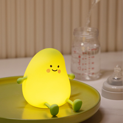 Cute Design Cute Night Light Lamp With Small Mango Design And 18650 Lithium Battery 5h-40h Usage Time