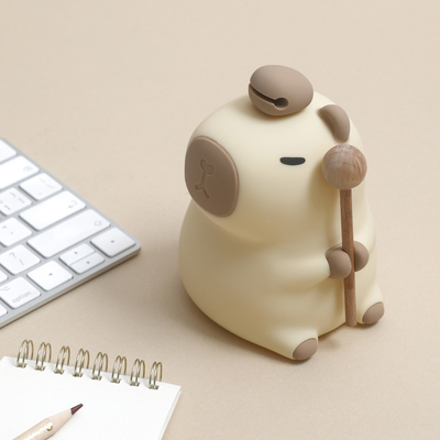 Funny Cartoon Capybara Night Light Tap Control 1200mAh Rechargeable Sleeping Night Light With 7 Changeable Color