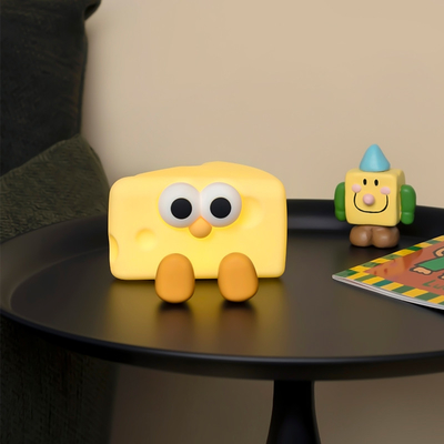Factory Wholesale Soft Cheese Silicone Baby Nursery Lamp Sensitive Tap Control 7 Single Colors Night Light For Kids
