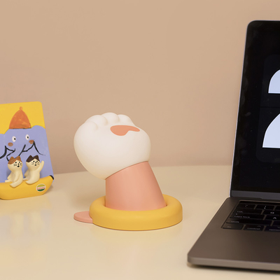 Cat Claw Creative Night Light Charging USB Birthday Gift Cute and Cute Practical Girl Gift Silicone Patting Light