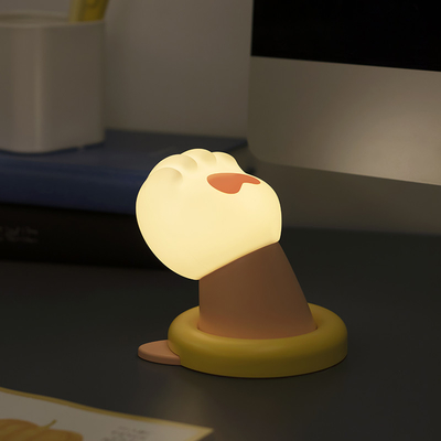 Cat Paw Night Light with Battery Power Source and Multifunctional Design