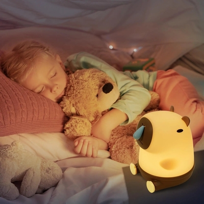 Cute Snottybara Table Lamp Animal Rechargeable Creative Cartoon Capybara Silicone Night Lamp