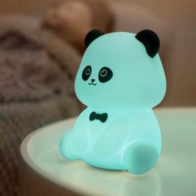 Gentleman Panda Night Light Kneading And Relieving Stress Office Ornament Bedhead Companion Sleep LED Desk Lamp