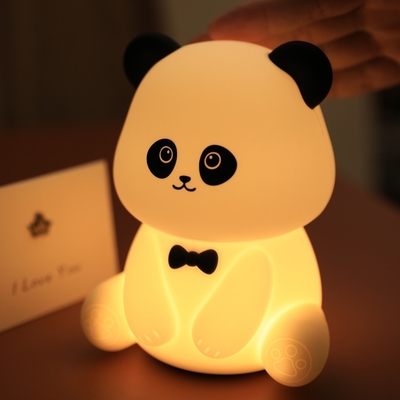 Gentleman Panda Night Light Kneading And Relieving Stress Office Ornament Bedhead Companion Sleep LED Desk Lamp
