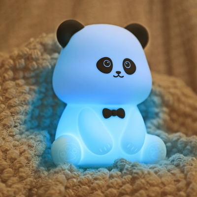Cute Animal USB Rechargeable Baby Lamps Silicone Panda LED Night Light For Kids Night Lights