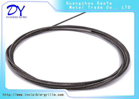 Unobstructed View Invisible Balcony Grille Highest Grade Stainless Steel Cables
