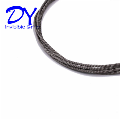 Unobstructed View Invisible Balcony Grille Highest Grade Stainless Steel Cables