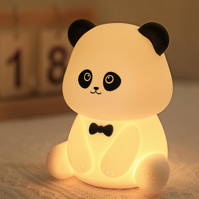 Cute Animal USB Rechargeable Baby Lamps Silicone Panda LED Night Light For Kids Night Lights