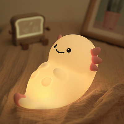 Modern Design Silicone Night Light Cute LED Warm White Colorful Night For Kids Bedroom Touch Control