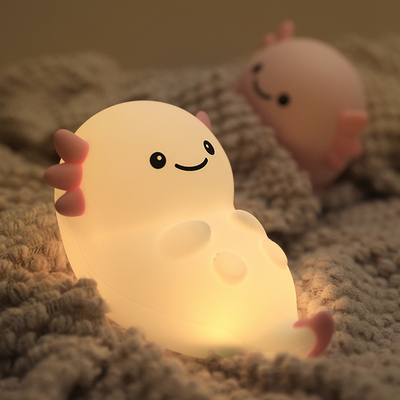 Modern Home USB Night Light Hexagonal Dinosaur Baby Fish LED With Touch Sensor Colorful Silicone Rechargeable Light