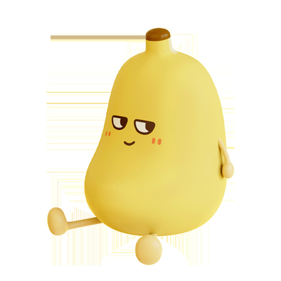 Cute Banana Cartoon Fruit LED Night Light Silicone Lamp Touch Sensor Timing USB Rechargeable Children Bedroom Birthday Gift