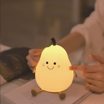 High Quality Rechargeable RGB Wireless LED Night Light Dimmable Table Lamp For Baby / Kids Lovely Silicone Design