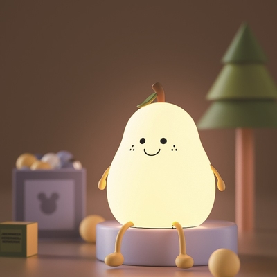 High Quality Rechargeable RGB Wireless LED Night Light Dimmable Table Lamp For Baby / Kids Lovely Silicone Design