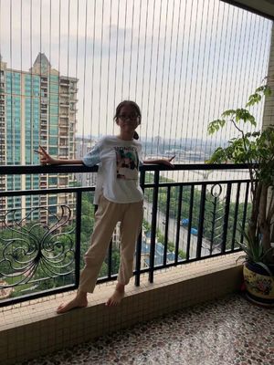 Modern Society Design Style 316 Grade Wire Invisible Grille Balcony
