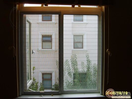 Clip Crossing2.0mm Balcony Invisible Grille With Flower Protection