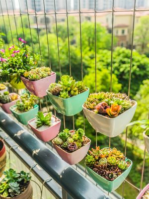 Modern Society Design Style Invisible Grille Balcony For Tolerance ±1% Tolerance
