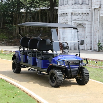 6-Seat Electric Golf Cart 48V 70-80km Range 18-40km/h Speed