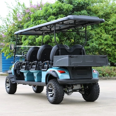 6-Seat Electric Golf Cart 48V 40km/h Max Speed with Cargo Box