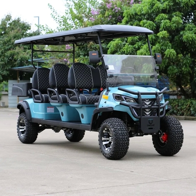 6-Seat Electric Golf Cart 48V 40km/h Max Speed with Cargo Box