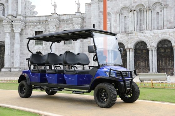 48V Electric Golf Cart 6 Seater 300W Motor 18-40km/h Speed