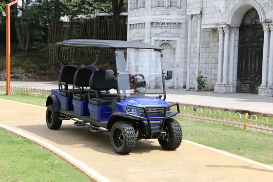 48V Electric Golf Cart 6 Seater 300W Motor 18-40km/h Speed