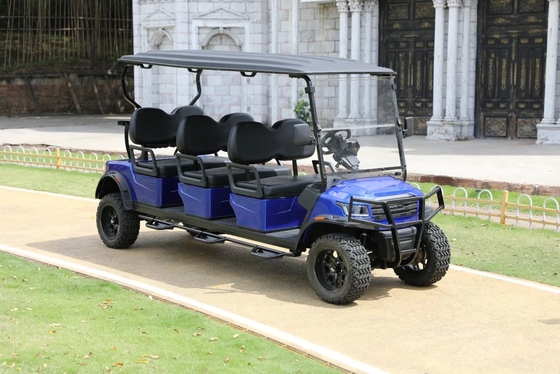 48V Electric Golf Cart 6 Seater 300W Motor 18-40km/h Speed