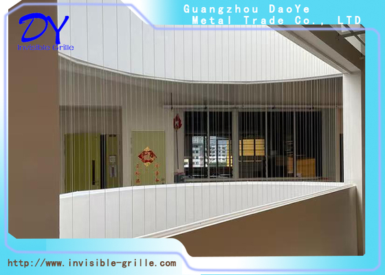 Vertical Opening Fixed Invisible Grille for Enhanced Security in Indoor and Outdoor Environments