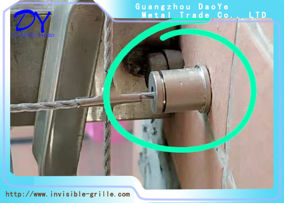 Windows Invisible Grille 12 1 Construction and Nylon Steel Wire Rope Surface for Long-Lasting Durability