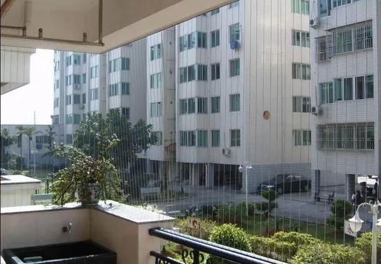 Invisible Grille with 7X7 Nylon Non-Magnetic Stainless Steel Wire Rope for Balcony and Window Security Rating B and 5cm/6cm/10cm/12.5cm Wire Distance Gap