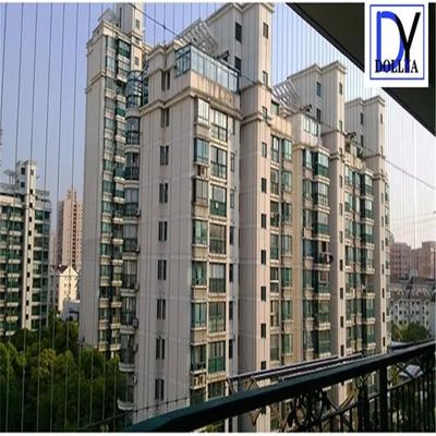 Stainless Steel Window Invisible Grille with 2.0mm Wire Distance Gap B Security Rating and Dust-proof Function