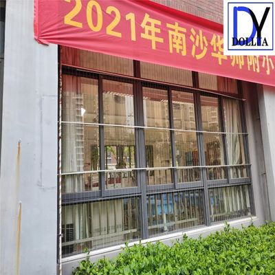 Easy Fire Escape Pet Safety Invisible Grille with 5cm Wire Distance Gap for Balcony and Window Protection