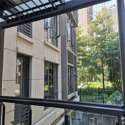 Fixed Open Style Aluminum Alloy Frame Balcony Invisible Grille with Surface Mount Installation