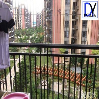 Nylon Steel Wire Rope Window Invisible Grille Vertical Horizontal Opening Direction Wire Distance Gap 5cm 6cm 10cm 12cm Window Safety Screen