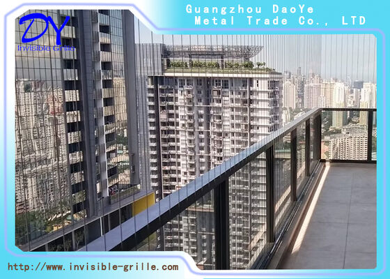 Aluminum Track Frame Balcony Grills 6m Set Precision Balcony Safety Grills Designed for Easy Installation and Protection