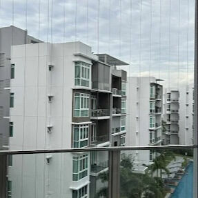 Balcony Invisible Grille transparent mesh safety solution combining durability and aesthetic appeal for modern buildings