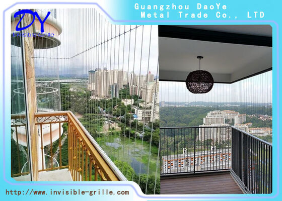 6m Set Solid Steel Wire Grill Stainless Steel Cable Highest Grade Wire Mesh Panel Designed for Long Term Industrial and Security