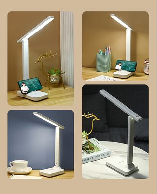 USB Charging Bedside Table LED Light Children's Reading Dormitory Study Light for Night Study Lighting