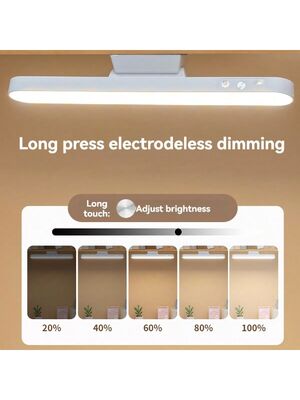 LED Rechargeable Modern Desk Lamp Multi-Functional Magnetic Reading Light Touch & Remote Control Dimming Cabinet/Wardrobe Light