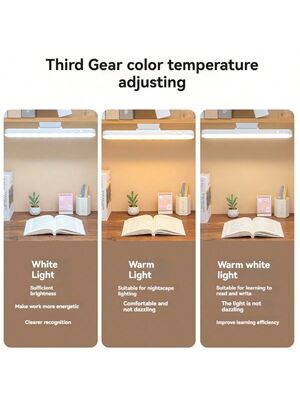 LED Rechargeable Modern Desk Lamp Multi-Functional Magnetic Reading Light Touch & Remote Control Dimming Cabinet/Wardrobe Light