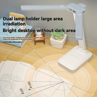 Three-level Brightness Adjustment LED Table Lamp Providing Lighting Solution for Work Study and Relaxation Environments