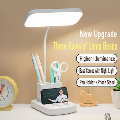 Popular Modern Design Table Desk Lamp with LED Reading Light for Kids Students Office Staff Wholesale