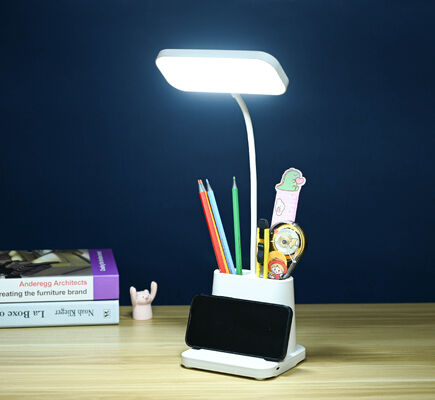 LED Desk Lamp with Pen Holder - Eye Protection Study Light for Student Dormitory Gift Wholesale Night Light