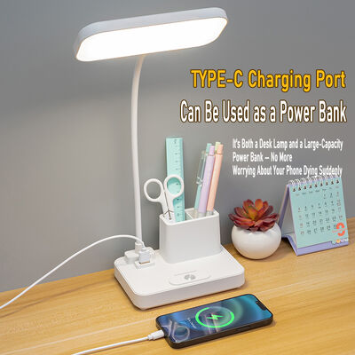Power Bank Function Desk Lamp LED Student Dedicated Desk Lamp Pen Holder Desk Lamp Dormitory Bedroom Night Light Bedside Lamp