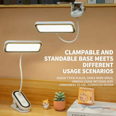 LED Desk Lamp, Student-Specific Eye-Protecting Clip-on Lamp, Living Room Touch-Controlled Dimmable Night Light for Bedroom