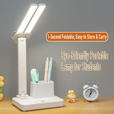 Chargeable Desk Lamp Adjustable Brightness and Flexible Arm Suitable for Office Study and Professional Workspaces