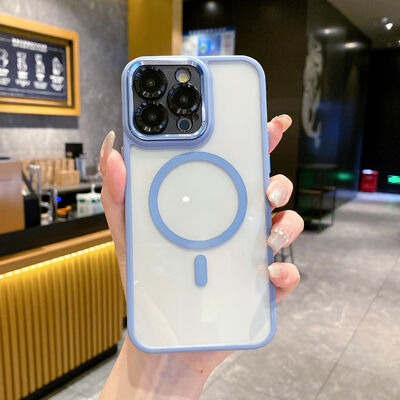 Fashion Magnetic Semi-transparent Phone Case Shock-proof  iPhone 17