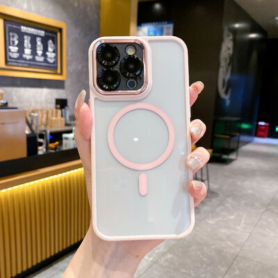 Fashion Magnetic Semi-transparent Phone Case Shock-proof  iPhone 17