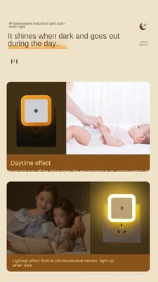 Cute Night Light Lamp Soft Light Motion Sensor Bedrooms  Indoor Areas