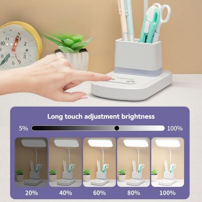 Chargeable Desk Lamp Suitable for Study Room Bedroom Featuring Energy Saving and Long Lasting Battery