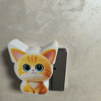 Wall Plug in Plastic Cute Night Light Soft Light Source Designed  Bedrooms